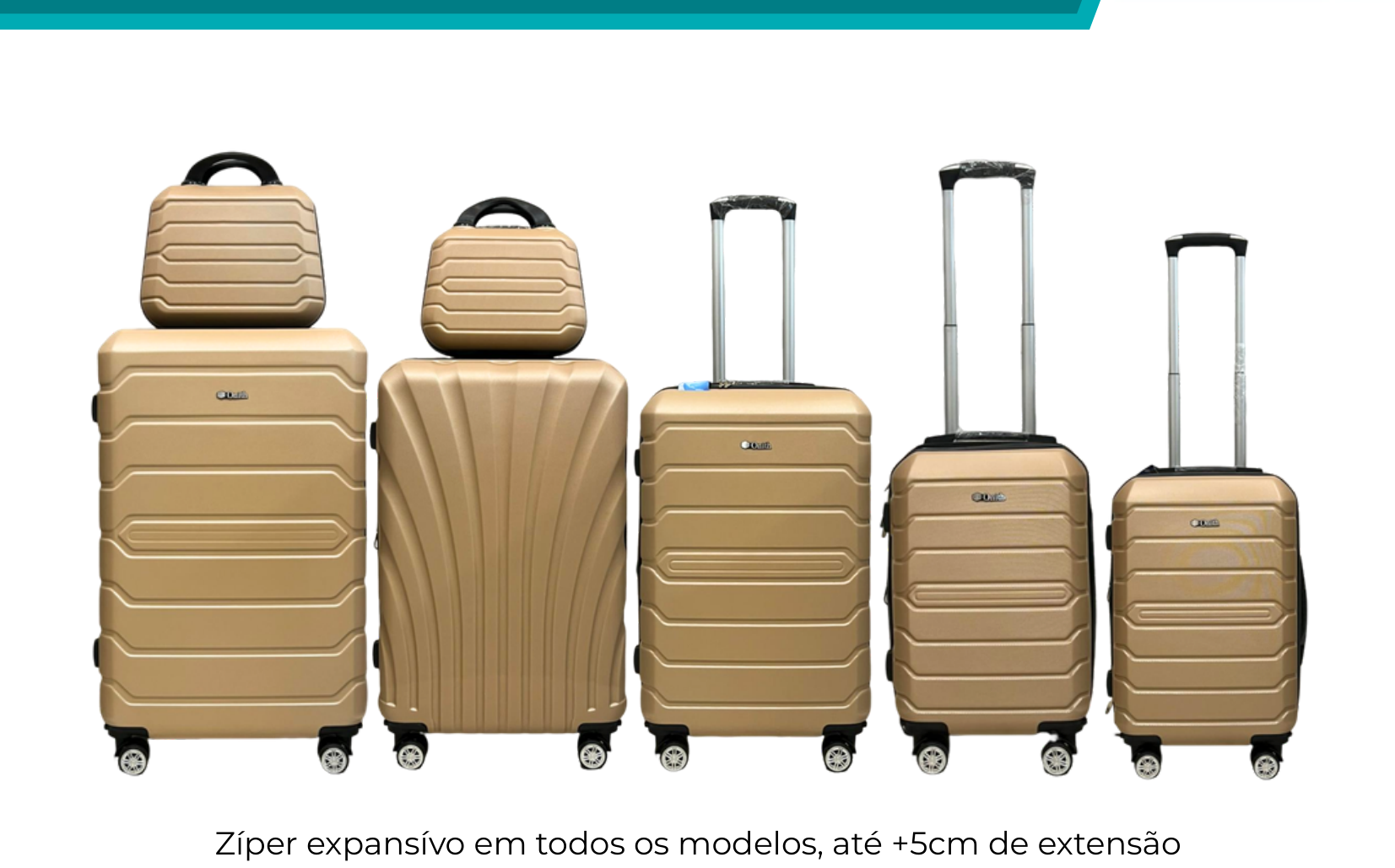 Conjunto de Malas 7 Peças ABS Onith ST004-7 (12" a 28")